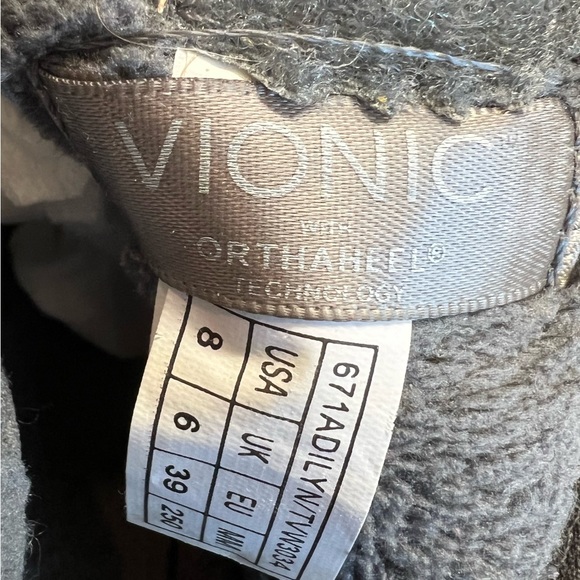 VIONIC Adilyn Orthotic Support Comfort Slipper Quilted Upper Womens Size 8 - Picture 8 of 9